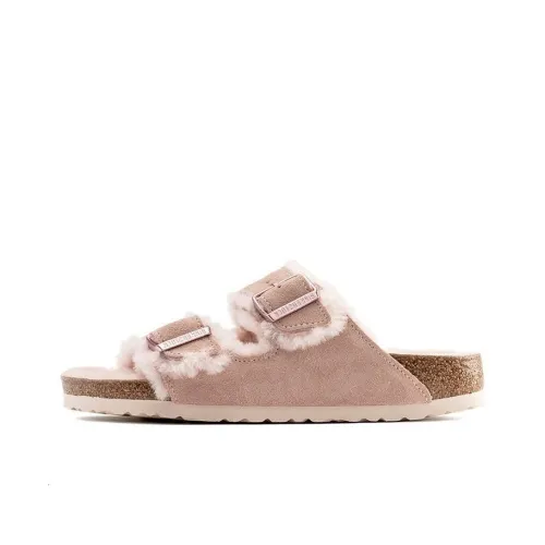 Birkenstock Arizona Shearling Suede Light Rose