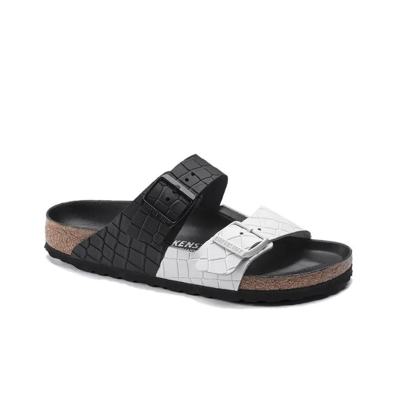 Birkenstock Arizona Slide Slippers Unisex Black Narrow Fit-2