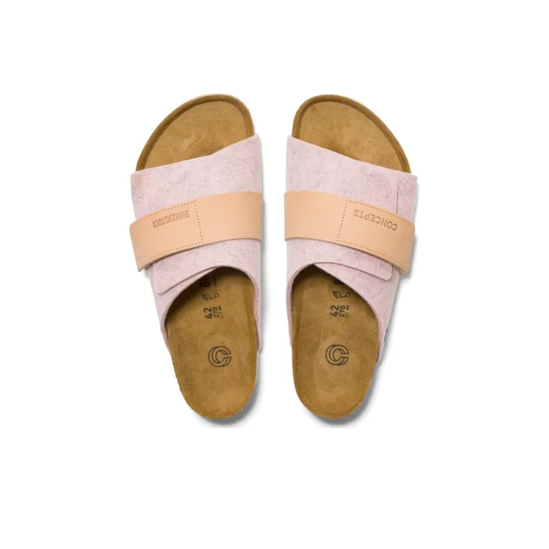 Birkenstock Concepts X Women's Kyoto 'Soft Pink Felt' Women's-5