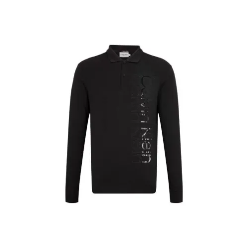 Calvin Klein Polo Shirts Men Black