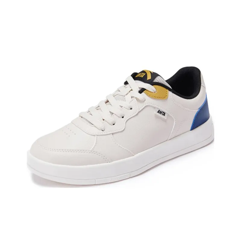 Anta Life Collection Warm Slip Resistant Low Top Skateboard Shoes Men's Gray-1