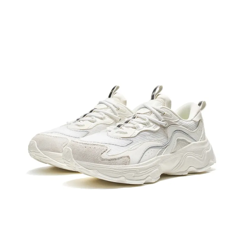 XTEP Junling 2.0 Slip Resistant, Abrasion Resistant, Breathable Low Top Running Shoes Men's White-3