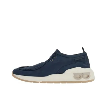 FERRAGAMO GANCINI Low Top Casual Shoes Men's Ocean Blue