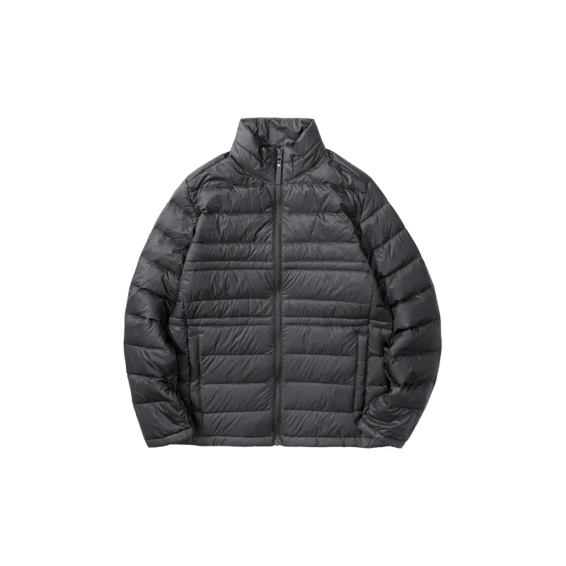Jack Wolfskin Water Resistant Windproof Warm Water Repellent Windbreaker Jacket Men's Dark Gray-3