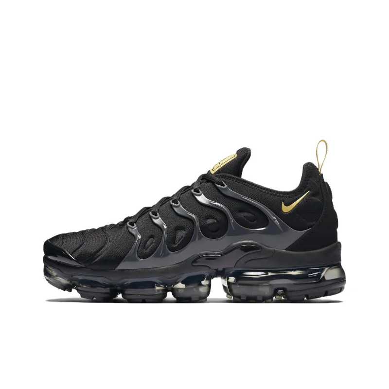 Nike Air VaporMax Plus Black Metallic Gold Anthracite-0