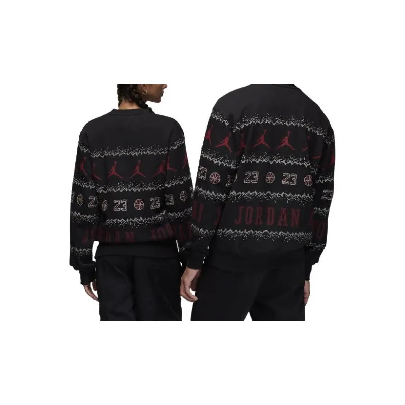 Jordan Essentials Holiday Sweatshirt Unisex Black-1