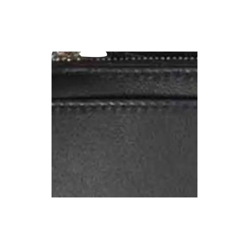 DSQUARED 2 Hammered Texture Cow Leather Wallet, Card Holder Women's Black-3