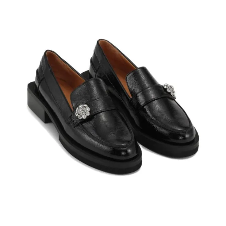 GANNI Loafers Women's Black-2