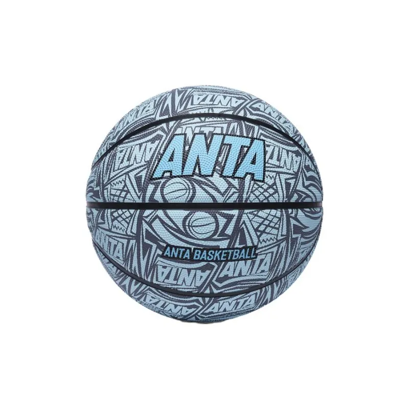Anta Rubber Basketball Blue Size 5 Ball, Size 7 Ball Training Unisex-0