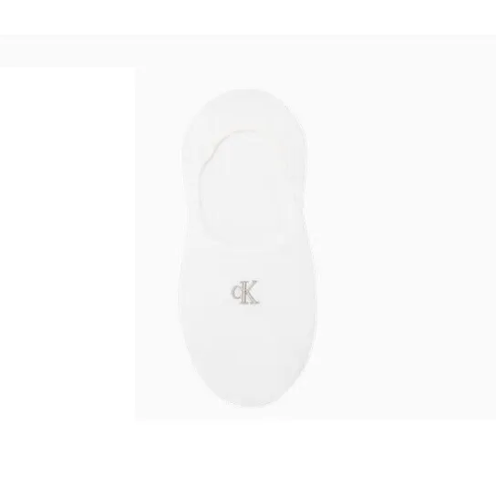 CK/Calvin Klein No-Show Socks Women's 1 Pack White-0