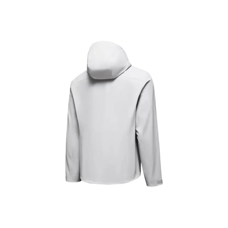 Anta Water Resistant Windproof Breathable Quick Dry Windbreaker Jacket Unisex Light Gray-1