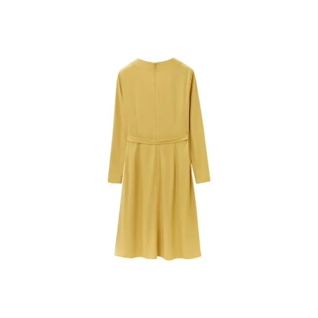 OVV Long Sleeved Dress Women's Medium Yellow-1