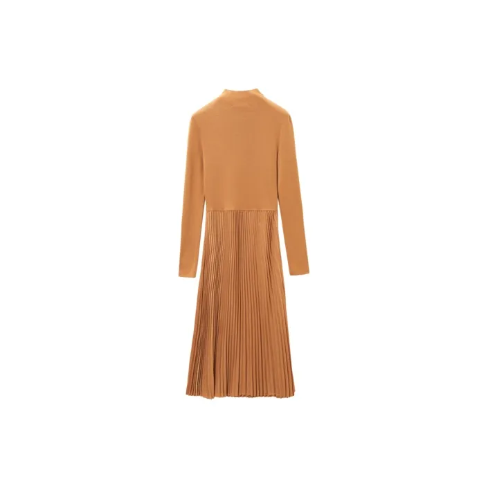 OVV Long Sleeved Dress Women's Dark Orange-1