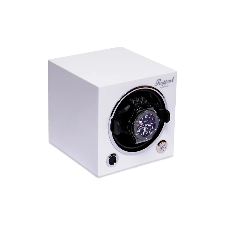 RAPPORT Single Number Of Digits Watch Winder White Unisex-1
