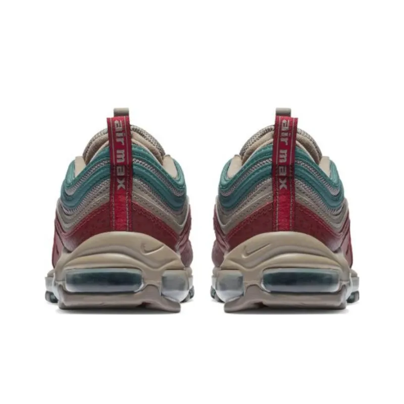 Nike Air Max 97 Light Taupe Geode Teal Team Red-4