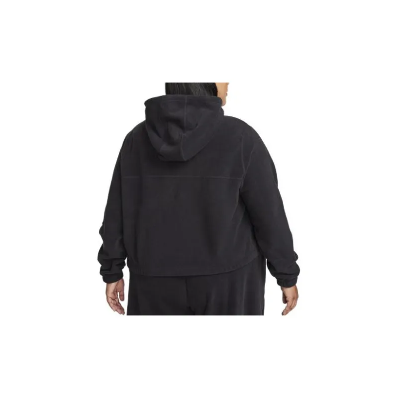 Nike Therma-FIT One Therma-FIT One Women's Oversized Full Zip Fle Sweatshirt Women's Black-1