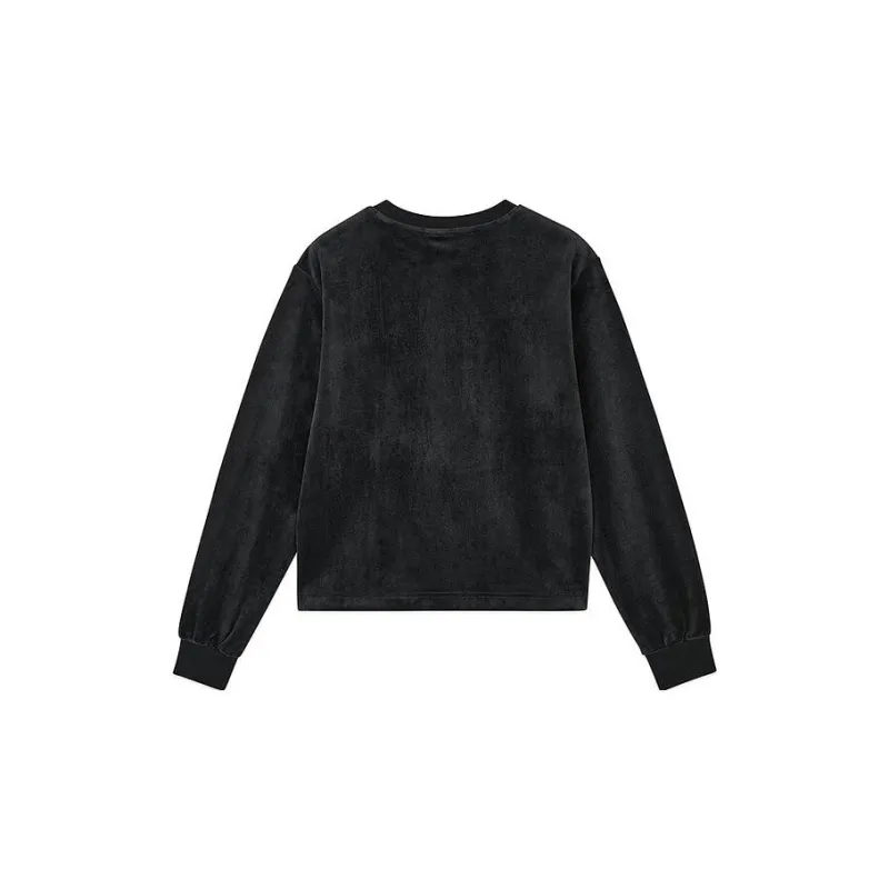 Skechers Diamond Series Sweatshirts Women's Carbon Black/0018-1