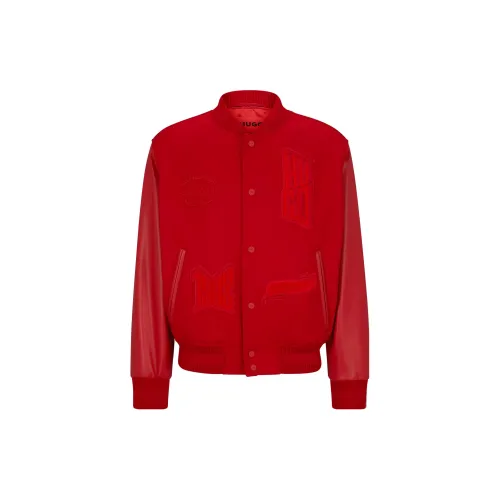 HUGO BOSS Jackets Men Red