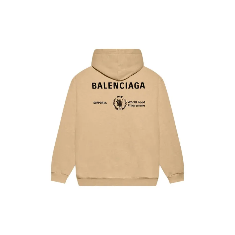 Balenciaga Sweatshirt Loose Fit Style Women's Brown-1