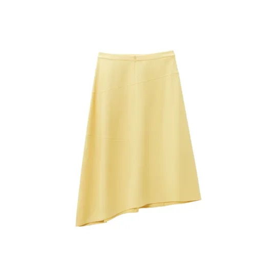 OVV Casual Short Skirts Women's Light Yellow-1