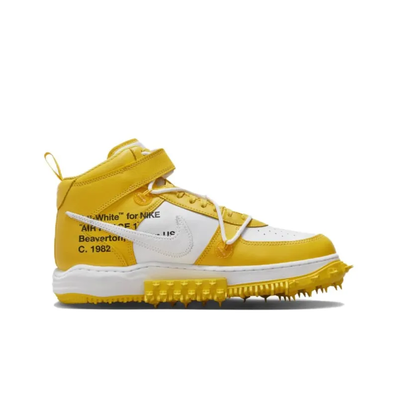 Nike Air Force 1 Mid Sp Off White Varsity Maize-1
