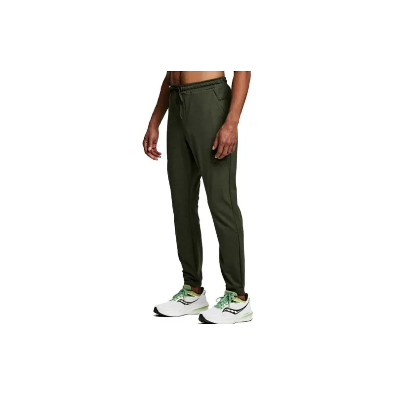 Saucony Knitted Sweatpants Men Army Green-3