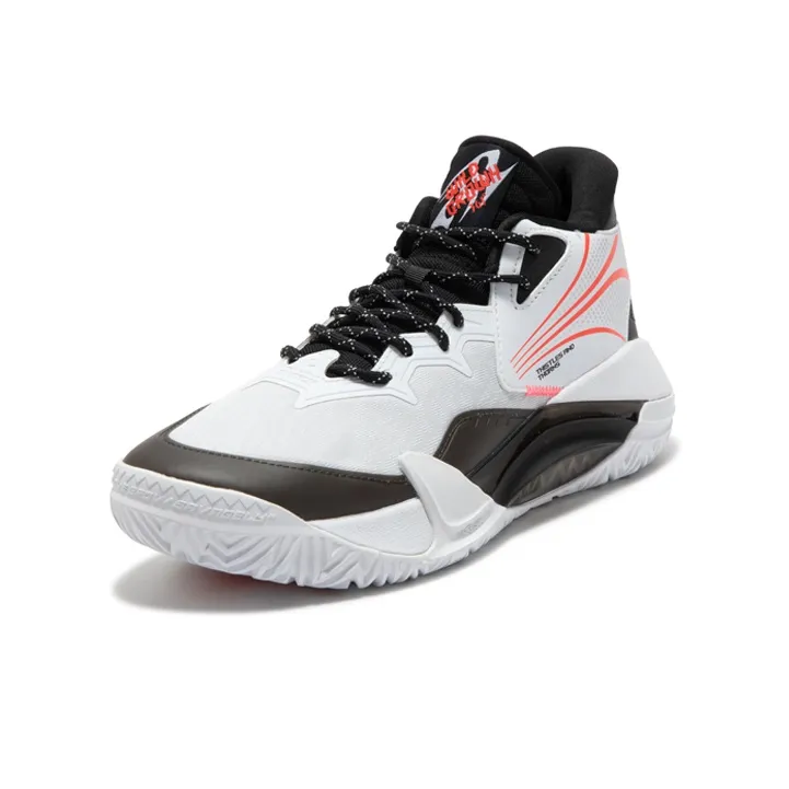 361° Thorns Basketball Shoes Men Mid Top 361 Degrees White/Obsidian Black-1