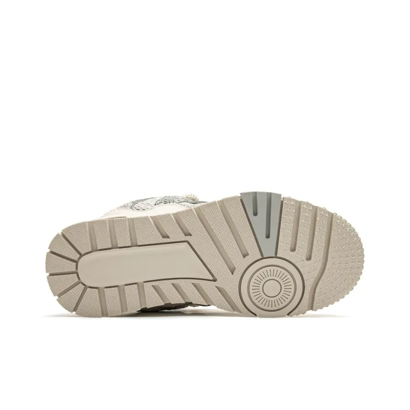 Youthloser Wear Resistant Low Top Skateboard Shoes Unisex Beige-5