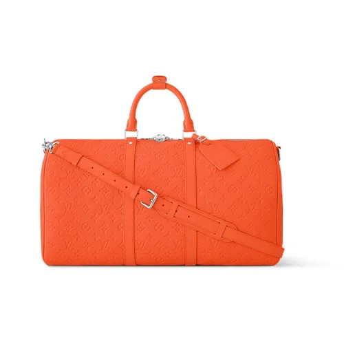 LOUIS VUITTON Keepall Bandouliere 50 Taurillon Colormania Orange