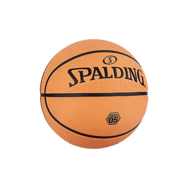 SPALDING Pilot Collection 85 011Y Rubber Basketball Orange Size 7 Training Competition Unisex-3