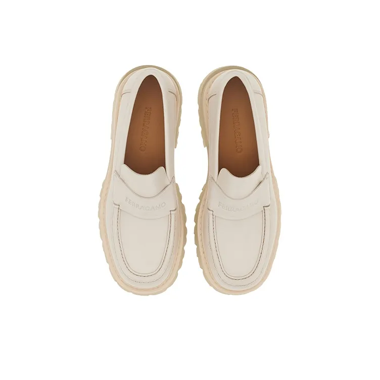 Ferragamo Loafers Men White-2
