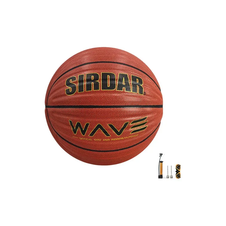 SIRDAR PU Basketball Red Brown Size 7 Training Unisex-0