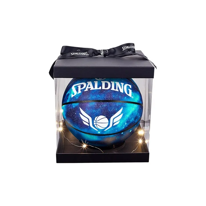SPALDING Trend Series PU Basketball Blue Size 7 Ball Training Unisex-5