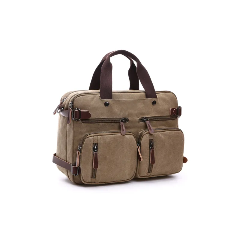 Slazenger Canvas Canvas Bag Shoulder Bag Crossbody Bag Handbag Regular Unisex Black/Gray/Khaki/Dark Blue/Coffee-5