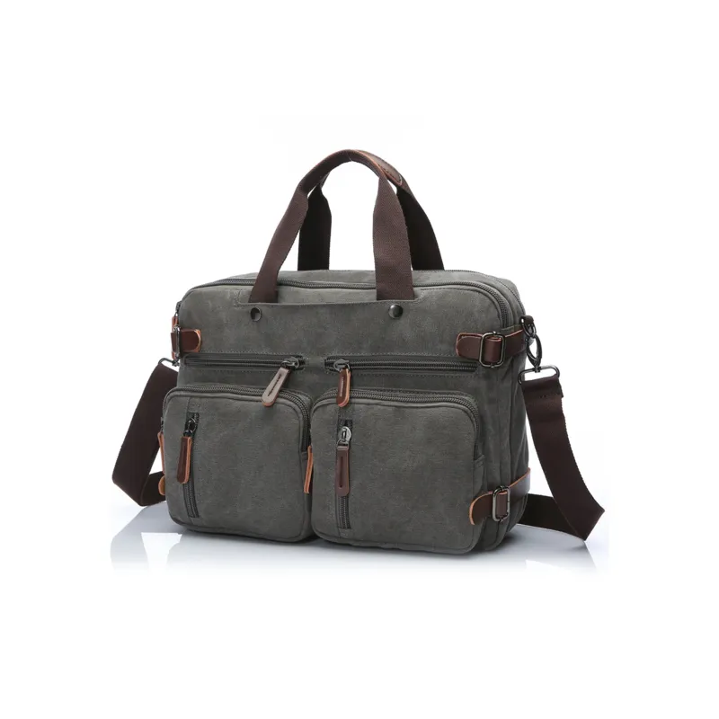 Slazenger Canvas Canvas Bag Shoulder Bag Crossbody Bag Handbag Regular Unisex Black/Gray/Khaki/Dark Blue/Coffee-17