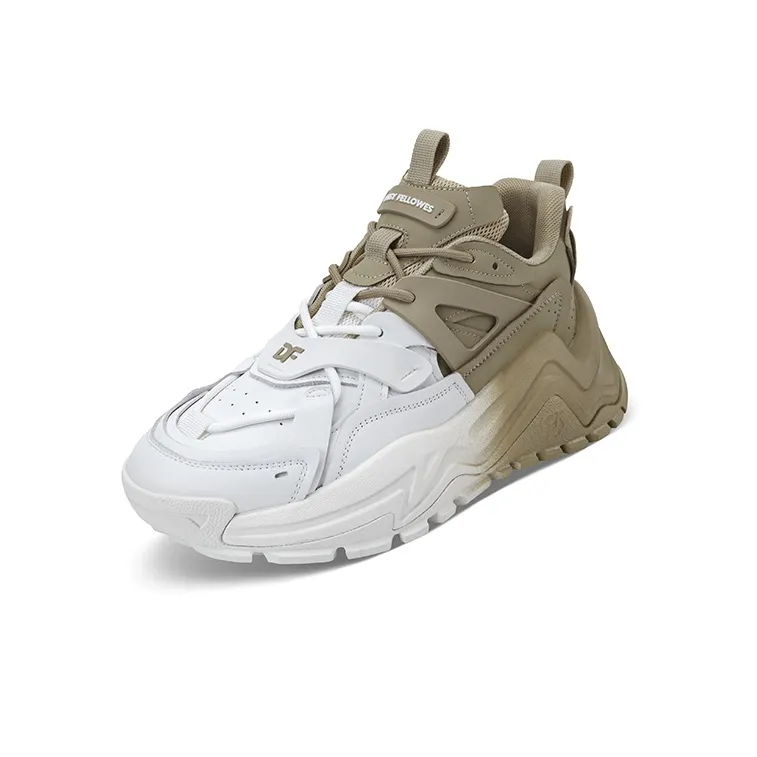 Daisy Fellowes Mango Shoes Low-Top Chunky Sneakers Unisex Raw Coconut Latte Color Scheme-2