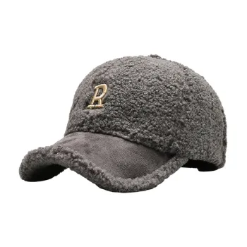 DAISY BEAUTY Lambswool Baseball Caps Women's