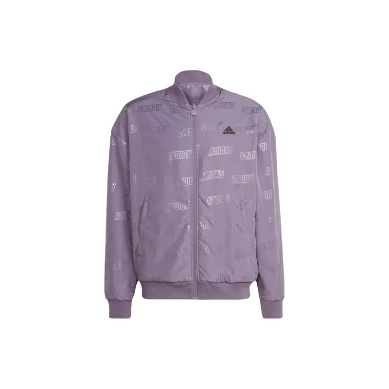 Adidas Embossed Reversible Jacket Jackets Coats Men's Purple-1