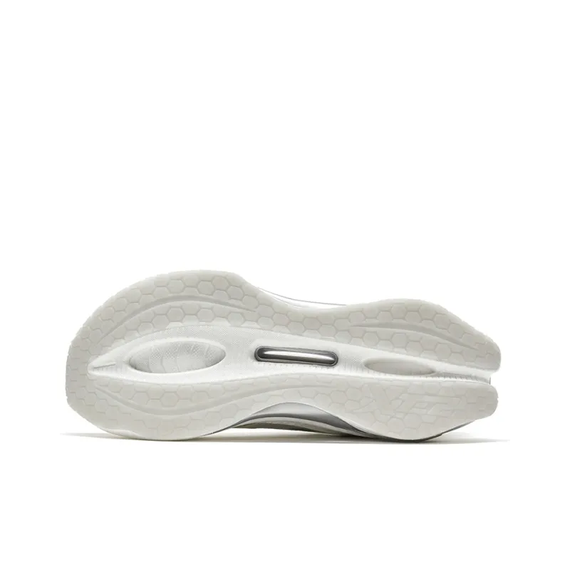 XTEP Shadow Engine Pro Wear Resistant Rebound Cushioning Low Top Running Shoes Men's White Gray-5