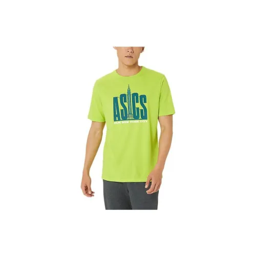 Asics RUN NYC RUN CLUB T-Shirts Unisex Yellow