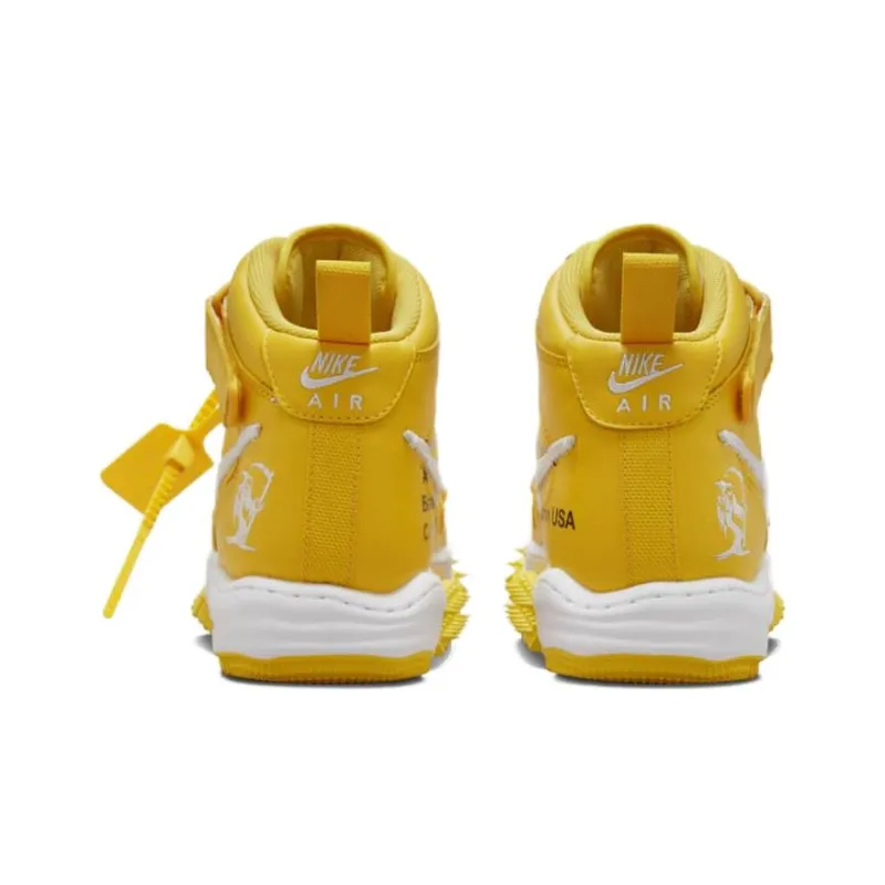 Nike Air Force 1 Mid Sp Off White Varsity Maize-4