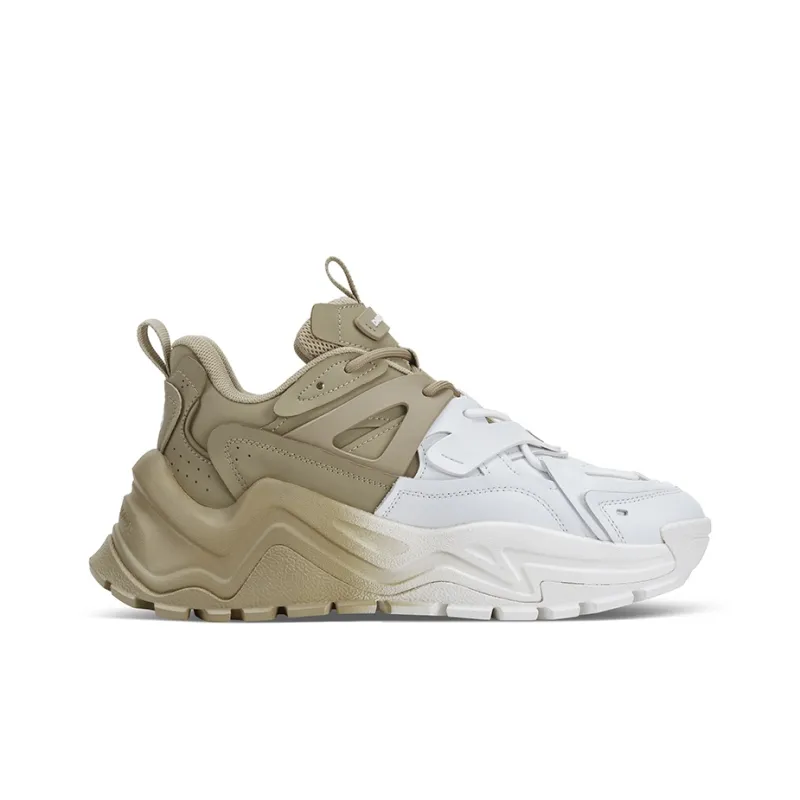 Daisy Fellowes Mango Shoes Low-Top Chunky Sneakers Unisex Raw Coconut Latte Color Scheme-1