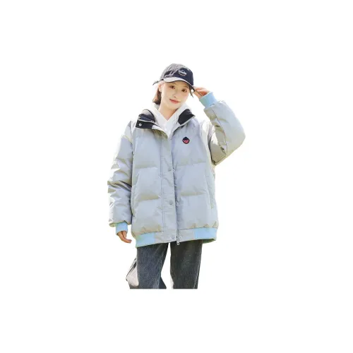 Tonlion Puffer Jackets Women's Light Gray