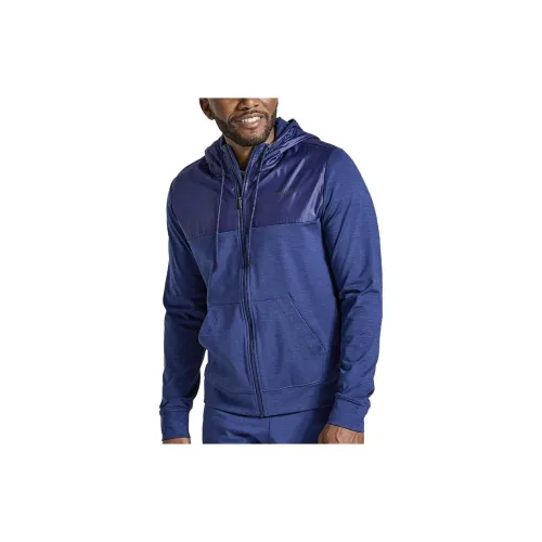 Saucony Solstice Zip Hoody Jackets Men Purple Blue