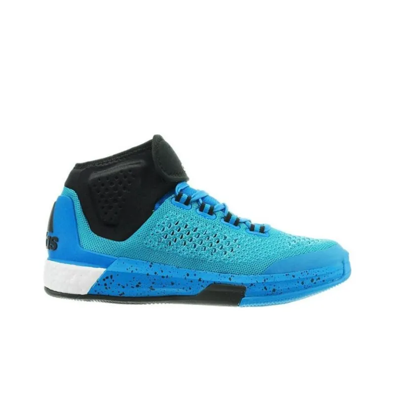 Adidas Crazylight Boost Cushioning Abrasion Resistant Breathable Mid Top Casual Running Shoes Men's Blue-1