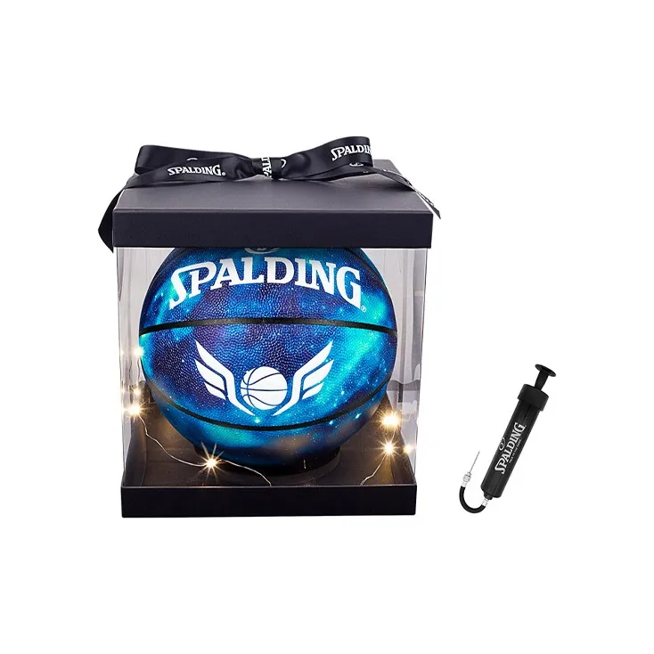 SPALDING Trend Series PU Basketball Blue Size 7 Ball Training Unisex-7