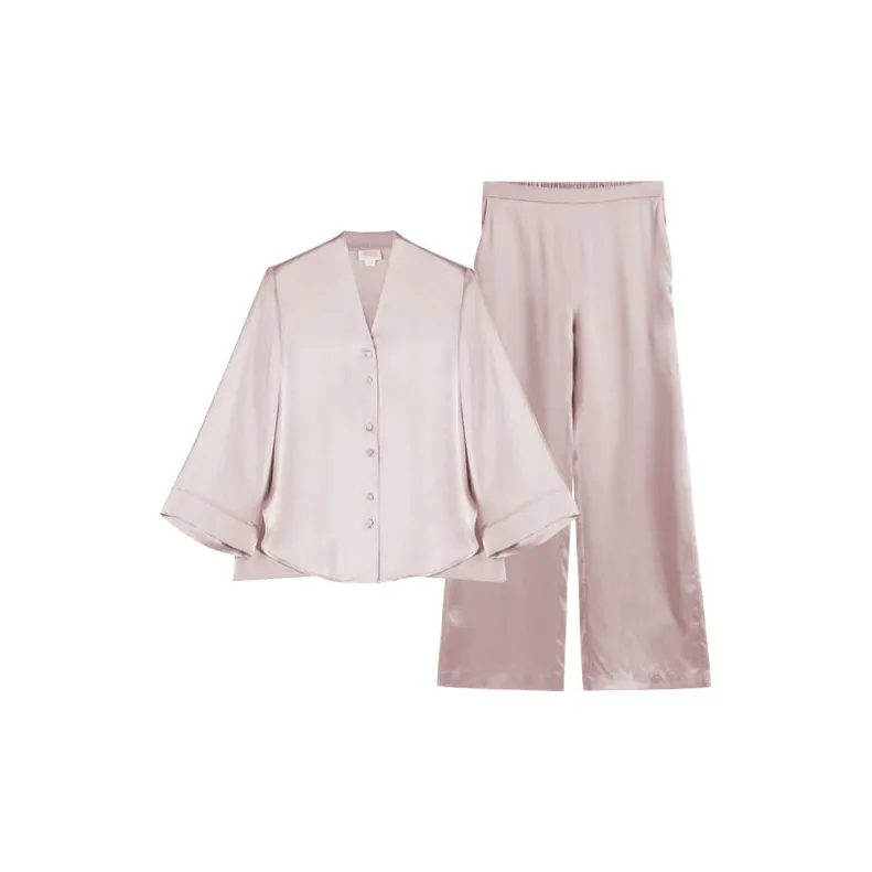 SILKISS Silk Pajama Set Shizuka Azusa Women's-2