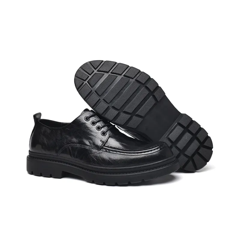 LUOGOKS Casual Shoes Men's Black-4