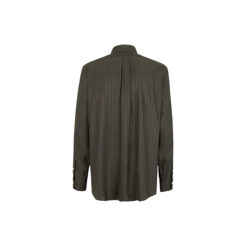 FENDI FW23 Shirt Men's Olive Green-1