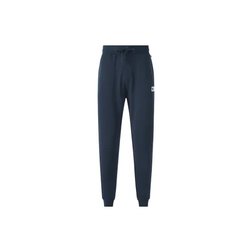 HUGO BOSS Knitted Sweatpants Men Marine Blue